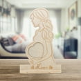 thumbnail image 3 of WHAMVOX Sonogram Picture Frame Pregnancy Gift Smooth Baby Birth Memory Picture Display Frame, 3 of 8