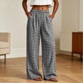 thumbnail image 2 of KPOPLK Barrel Pants for Women Hidden Elastic Quick Dry Cargo Pant Travel Crop Ankle Wide Leg Golf Trousers with Pockets Size XXL,Black, 2 of 8