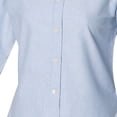 thumbnail image 3 of Henbury Womens Long Sleeved Classic Oxford Work Shirt, 3 of 4