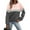 Dark Gray, variant on Women's Crewneck Sweatshirts Color Block Dressy Pullover Casual Long Sleeve Tops Trendy 2025