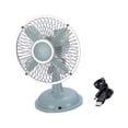 thumbnail image 3 of Mini ventilador de escritorio Ventilador portátil personal USB Recargable Interior 2 velocidades Ventiladores de mesa Sacudir la cabeza Pequeño ventil Azul claro BLESIY Abanico portátil, 3 of 8