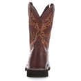 thumbnail image 5 of Justin Men's Stampede Driller Tan Soft Square Toe Work Boots SE4681, 5 of 6