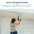 thumbnail image 3 of COMPUKAS Plasterboard Ceiling Fixings 25Set Heavy Duty Silver Color For Diy Enthusiasts, 3 of 4