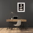 thumbnail image 3 of Stellar Design Studio 25x32 White Modern Wood Framed Museum Art Print Titled - Saturn, 3 of 4