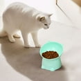 thumbnail image 5 of Elevated Cat Bowl under $5! Yannianjz Tilted Elevated Cat Food Bowl with Anti-Vomit Design, Raised Pet Bowl for Cats Dogs, Pet Food Dish for Better Digestion, Ergonomic Feeding Bowl for Small Pets, 5 of 6