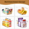 thumbnail image 3 of Bandejas de almacenamiento Freebat Middle Organizer, paquete de 12 unidades, de plástico transparent, 3 of 7