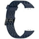 thumbnail image 3 of [Azul medianoche] Adecuado para Galaxy Fit3 (SM-R390) correa silicona con forma orificio (hebilla metal doble hilera) correa silicona transpirable (I), 3 of 8