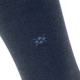 thumbnail image 4 of Burlington Calcetines hombre LEEDS Lote de 2 - lana virgen, logo, lisos, talla única, 40-46 Azul oscuro 40-46, 4 of 5