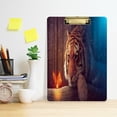 thumbnail image 6 of FMSHPON Fantasy Tiger Butterfly Clipboard Hardboard Wood Nursing Clip Board and Pull for Standard A4 Letter 13x9 inches, 6 of 8