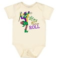 thumbnail image 3 of Inktastic Let the Good Times Roll Mardi Gras Jester Boys or Girls Baby Bodysuit, 3 of 5