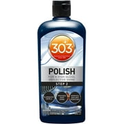 303 Polish - for High Gloss, Reflective Shine - Eliminates Swirls - Provides Deep Shine to Paint - Removes 2000 Grit Scratches (Step 2), 12 fl. oz. (30704)