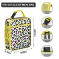 thumbnail image 3 of Leopard Insulated Lunch Bag Box Men Reusable Lunch Tote Bag Waterproof Lunchbox Work Hiking, 3 of 4