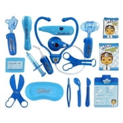 Deluxe Blue Doctor Medical Kit Playset