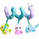 thumbnail image 1 of Juego de 3 juguetes para asiento de coche, juguete de actividad de espiral de peluche para bebé, juguetes colgantes para cochecito de bebé, juguete de peluche para niño pequeño (océano), 1 of 5