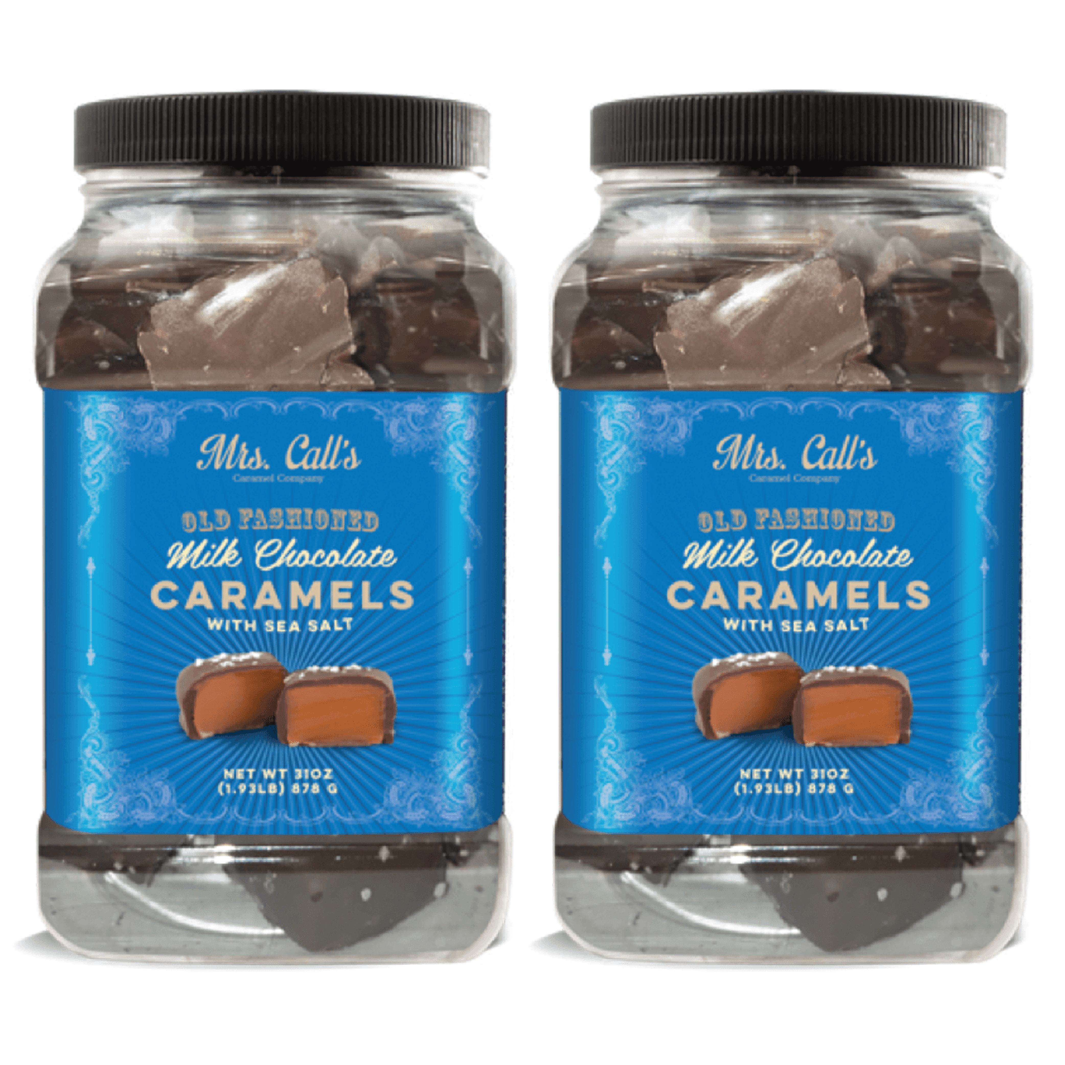 Mrs. Call's Milk Chocolate Premium Caramels with Sea Salt Kettle