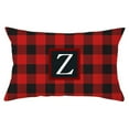 thumbnail image 1 of Funda de almohada navideña con diseño de muñeco sin rostro, gnomo enano, duende, enrejado, árbol de Navidad, copo de nieve, lino estampado, funda de almohada para sofá, funda de almohada de piel de me, 1 of 3