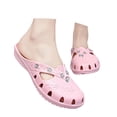 thumbnail image 3 of Women Rhinestone Flat Sandals EVA Garden Sandals Summer Shoes Lightweight, 3 of 8