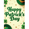 thumbnail image 4 of Happy Patrick's Day Clover Stars Green Hat Vertical Banner Backdrop St Patrick's Day Celebration Party Supplies Holiday Decoration Event Props, 4 of 7