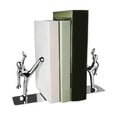 thumbnail image 2 of Milue Set of 2 Heavy Duty Metal Bookends Nonskid Heavy Duty Magazine Notebook Holders, 2 of 5