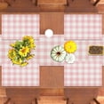 thumbnail image 6 of Watercolor Pink White Buffalo Check Plaid Placemats Set of 4 Pink Gingham Table Mats Farmhouse Spring Easter Home Table Decorations-12×18'''', 6 of 6