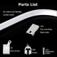 thumbnail image 4 of 2026 Flexible Ceiling Curtain Track Ceiling Track Room Divider Ceiling Track for Curtains RV Curtain Track Shower Curtain Track Hospital Curtain Track, 4 of 4