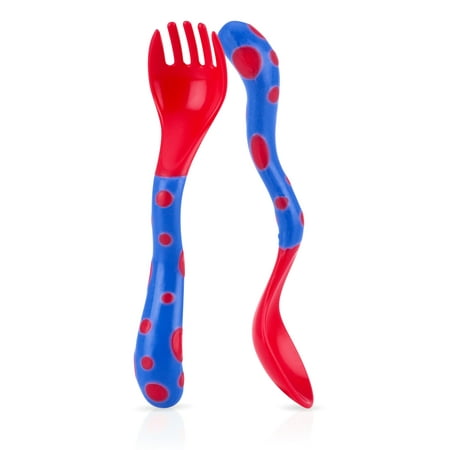 Halloween Nuby 4 Piece Spoon And Fork Set, Colors May Vary