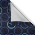 thumbnail image 4 of Ambesonne Geometric Grommet Curtain Single Panel, Scribble Art Circles, 50"x60", Blue Violet Pale Blue, 4 of 5