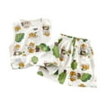 thumbnail image 1 of Odeerbi 1-11 Años Niños Niñas Pijama de Verano de Algodón de Manga Larga Conjunto de Pantalones Con Estampado Suave Ropa de Dormir Conjuntos de Pijama de Dos Piezas, 1 of 4