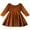Caramel, variant on 2-7T Toddler Girls Christmas Velvet Twirl Dresses + Headband, Little Girl Casual Long Sleeve Swing A-Line Skater Party Dress, 2-7 Years, Purple