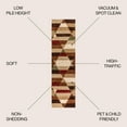 thumbnail image 2 of JONATHAN Y UNIQUE 2 x 8 Runner Rug, Kehoe Retro Diamonds Geometric - Red/Brown/Cream, UNQ101B-28, 2 of 7