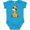 Turquoise, variant on Inktastic Giraffe With Blue Sunglasses, Cute Giraffe Boys or Girls Baby Bodysuit