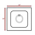 thumbnail image 5 of Living Source International Fiber Reinforced Concrete Propane/natural Gas Fire Pit Table (charcoal), 5 of 5