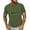Green, variant on Bjutir Mens T Shirts Summer Fashion Casual Round Neck Small Print T Shirt Short Sleeve Shirt Grey