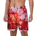 thumbnail image 2 of Xecao Autumn Maple Leaves for Men's Swimming Trunks Swim Trunks Quick Dry Swim Shorts with Mesh Lining Funny Swimwear Bathing Suits, 2 of 9