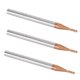 thumbnail image 3 of 3Pcs Milling Cutter 4 Flutes Tungsten Steel CNC End Mill Cutting Tool 1.5 x 50 x 4T, 3 of 5