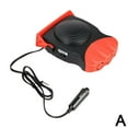 thumbnail image 2 of BQLQBQLQ 12v 3 Holes All Black Car Heater Windshield Defroster Car Electric H, 2 of 3