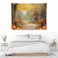 thumbnail image 3 of JRXY Fall Maple Leaves Tapestry Wall Hanging Forest and Pumpkin Nature Plant Decor, 40x30 Inches 40x30in, 3 of 7