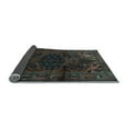 thumbnail image 2 of Ahgly Company Indoor Square Persian Light Blue Traditional Area Rugs, 5' Square, 2 of 4