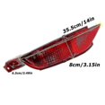 thumbnail image 3 of suitable forRear Bumper Reflector Fog Lamp Tail Brake Light Right For Ford Fiesta Mk7 2008 2009 2010 2011 2012 2013 2014 Cmax 2010-2015-CDB, 3 of 5