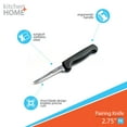 thumbnail image 3 of Kitchen + Home Paring Knife – 2.5” Ultra Sharp Surgical Stainless Steel Paring Knives – 3 Pack, 3 of 4