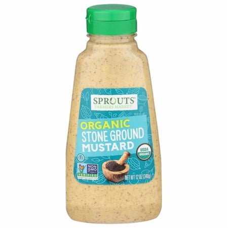 2X - SPT Organic Stone Ground Mustard 12 oz
