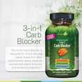 thumbnail image 6 of (2 pack) Irwin Naturals Maximum Strength 3-in-1 Carb Blocker - Neutralize Carbohydrates - 75 Liquid Softgels, 6 of 9