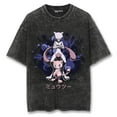 thumbnail image 5 of Pokemon Men's Cotton T-Shirt Pack Vintage Washed Tee Casual Summer Short Sleeve Basic Loose Tops, 5 of 9