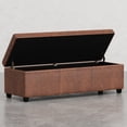 thumbnail image 3 of 53.90 in Wide - Store Stuff - Bedroom - Visual Appeal Bench, 3 of 6