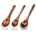thumbnail image 2 of Cterwk - Juego de 3 cucharas de madera para sopa, para servir, para café, té, postres y mezclar., 2 of 8