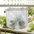 thumbnail image 1 of Trayknick Shoes Cleaning Protection Hanging Mesh Laundry Bag for Home Washing Machines White, 1 of 7