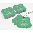 thumbnail image 5 of Inkdotpot Real Silver Foil Bracket Shape Paper Hang Tags Thank You Bridal Shower Favor Tags Pack Of 100, 5 of 7