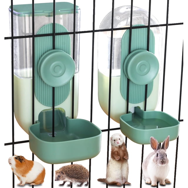 Dispensador de agua y comida para mascotas Kenond Hanging de 1 litro para mascotas pequeñas