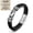 linked forever-Black&Silver, variant on Son's Infinity Knot Bracelet, Forever Linked Together Bracelet for My Son To My Son Infinity Knot Leather Bracelet From Mom Stainless Steel Engraved Jewelry for Birthday Christmas