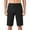 Black, variant on Cmfcve Athletic Running Shorts for Men 9" Lightweight Quick Dry Drawstring Gym Shorts with Zipper Pockets